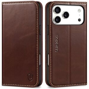 Genuine Leather IPhone 17 Pro Max 6.9" 2025 Folio Wallet Case, 20G-182PH004